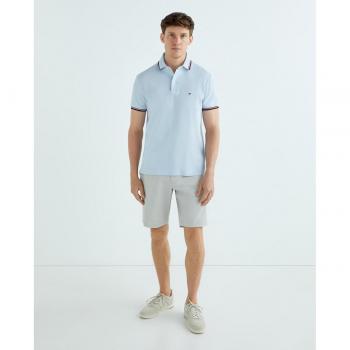 Bermuda de hombre Tommy Hilfiger Brooklyn fit regular en color gris claro, talla 30