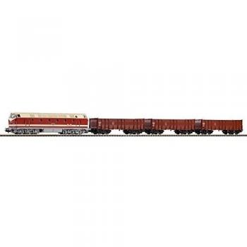 Piko 57136 Starter-Set für die BR119 Diesellok – 3 Hochbordwagen + Schienenkreis