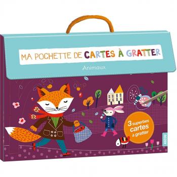Ma pochette de cartes à gratter Animaux