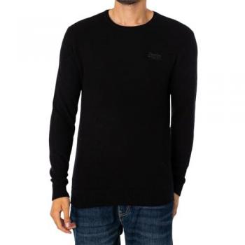 Pull Ras-du-cou Superdry Homme Noir Taille L