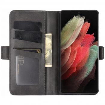 Protezione di Lusso – Galaxy S21 Ultra CardLounge, Nero