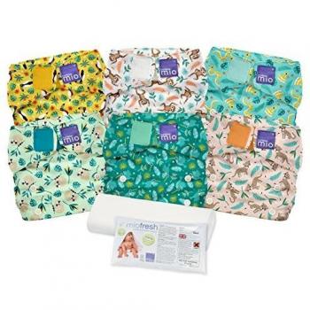Miosolo Pannolini Riutilizzabili Bambino Mio, Taglia Unica, 6x1