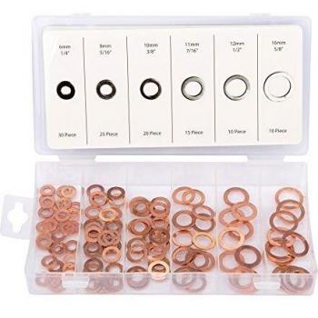 Blue Spot Tools 110 Piece Copper Washer Set