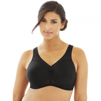 Glamorise Wireless MagicLift Bra Black 40-H