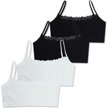 Ropa interior de algodón para adolescentes, 6 a 12 años, lote de 4