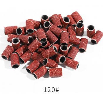 100 Bandas de Lijado para Manicura y Pedicura #80, #120, #180