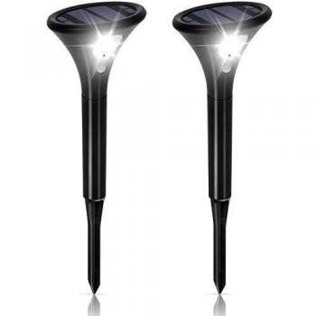 IP65 Waterproof Solar Stake Lamps – 2 Pack