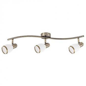 Rabalux 5972 Elite Spotleuchte aus Metall und Glas, bronzefarben, B:60cm
