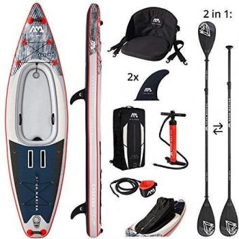 Set de Kayaks Inflables Cascade 11’2’’ Aqua Marina