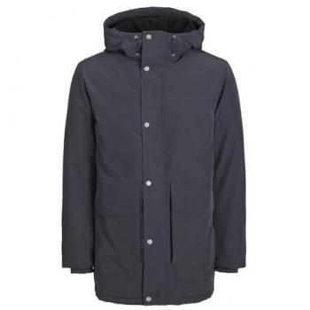 Jack & Jones Herren Parka Grau Regular Fit S