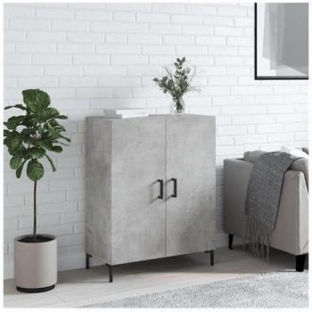 BONNEVIE Living Store Betongraues Sideboard – 69,5 x 34 × 90 cm