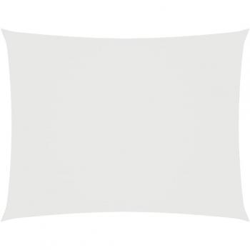 VidaXL Voile de parasol Tissu Oxford rectangulaire 3x5 m Blanc