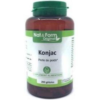 Nat Form Konjac 200 cápsulas – Suplemento Natural
