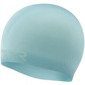 Bonnet de bain en silicone anti-gonflement bleu adulte