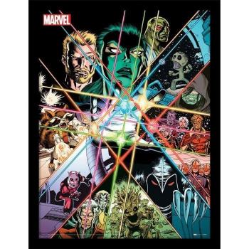 Guardians of the Galaxy Core Characters 40cm Black Framed Print