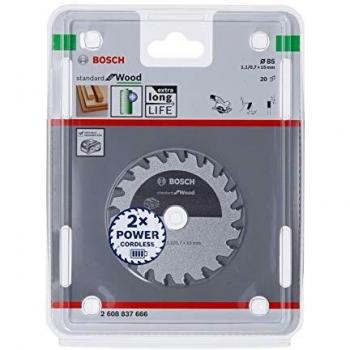 Bosch Accessori 2608837666 2608837666 Lama circolare 85 x 15 mm Numero di denti: 20 1 pz