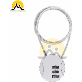 Cerradura de combinación para casco de bicicleta