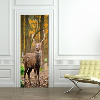 Décorations murales cerf forêt