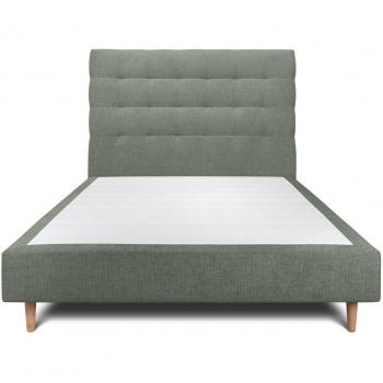 Lit Confort Kaki 140x190cm avec Sommier Tapissier