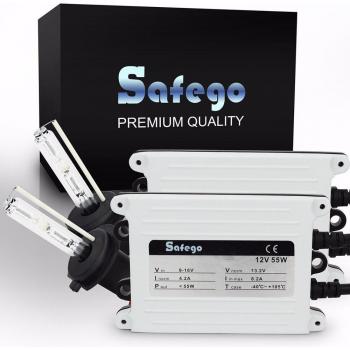 Safego Xenon Scheinwerferlampen Kit 12V 55W H7 H11 H3 H4 H8 H9 H13 9004 9005 HB3 HB4 9006 9007
