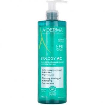 Gel Puro AC de A‑Derma Biology, Espumoso y Desinfección