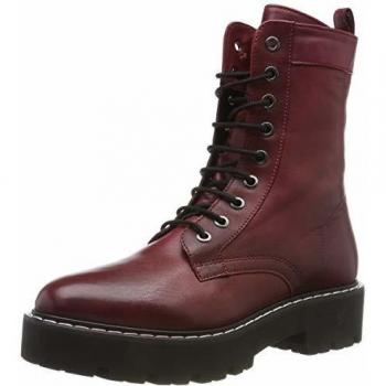 Marc O'Polo Damen Stiefeletten, Rot (Bordo 375)