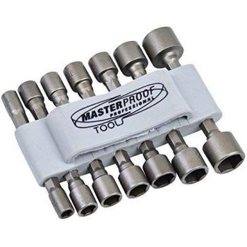 MASTERPROOF Steckschlüssel-Bitsatz, 14-teilig