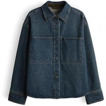 Opus Jaspa Dunkelblaue Damen-Jeansjacke – Größe 40 (SKU 10458913454375)
