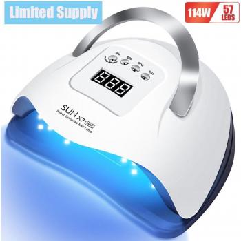 Dispositivo de Secado UV 168W para Uñas: 54 LEDs + Sensor Automático