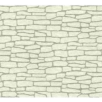 Papier Peint Blanc Texturé Pierre