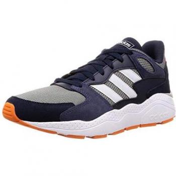 Adidas Chaos Men's Running Shoe, Gray Three F17 / Ftwr White / Legend Ink, 41 1/3 EU
