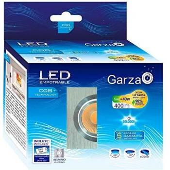 Luz Empotrada LED Cuadrada 5W 60º 400LM 3000K