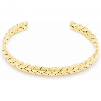 Pulsera Luxenter Africa Basic en aleación de metales con acabado en oro amarillo de 18K