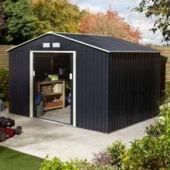 Rowlinson Trentvale 10 x 8ft Galvanized Metal Shed