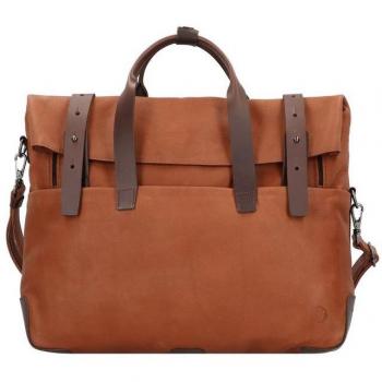 Harold’s Ivy Brown Leather Laptop Bag & Backpack, 42 cm