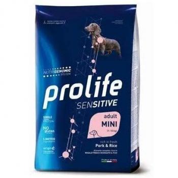 PROLIFE Alimentazione Canina Adulta Sensibile Mini Maiale e Riso