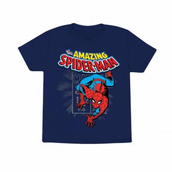 T-shirt bleu unisexe The Amazing Spider-Man 3-4 ans