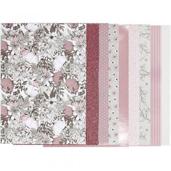 White Design Paper Pad 21x30 cm 120g 24 Sheets