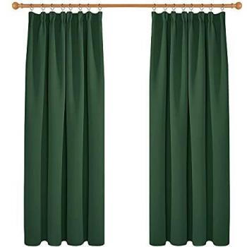 Deconovo Pencil Pleat Rod Pocket Thermal Blackout Curtains
