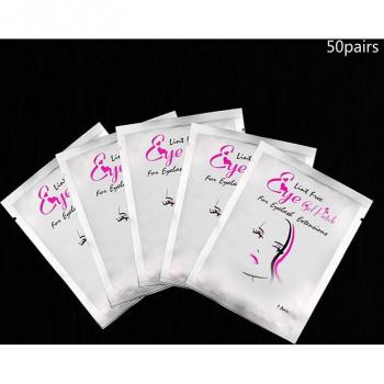 Lot de 50 patchs en papier pour cils