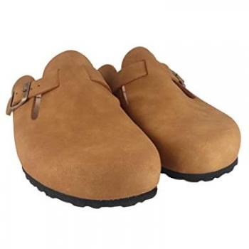 Thies 1856 ® Eco Bio Clog vegan für Damen und Herren, cognac, Gr. 42