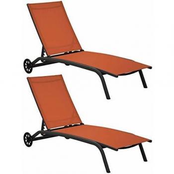 Bain de soleil en aluminium Celio (lot de 2)