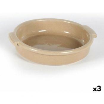 Cazuelas Anaflor Cerámica Marrón (3 Piezas de 21 cm)