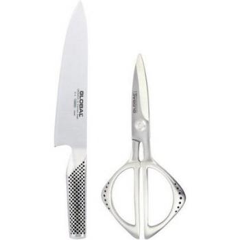 Set Kitchen Pro Global: Coltello e Forbici