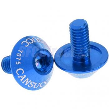 2Pc M5x10mm Aluminum Bicycle Water Bottle Holder Screws