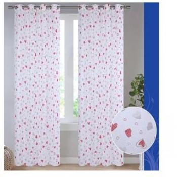 Cortina Simple Dorotea Corazones 140x280 – Trade Shop Traesio