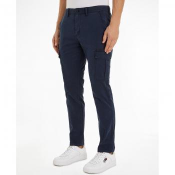 Cargohose TOMMY JEANS TJM AUSTIN LIGHTWEIGHT CARGO Gr. 36, Länge 32, blau (dark night navy) Herren Hosen mit Logoprägung