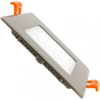 Super Slim Light 6W, Placa Cuadrada 105mm, Tono Silver 5000K