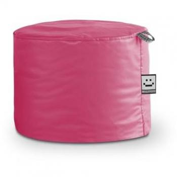 Taburete Puff Polipiel Indoor Fucsia