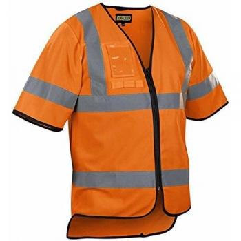 Visibilidad Alta Chaleco de Trabajo 3023 Naranja Fluorescente S/M BLACKLADER